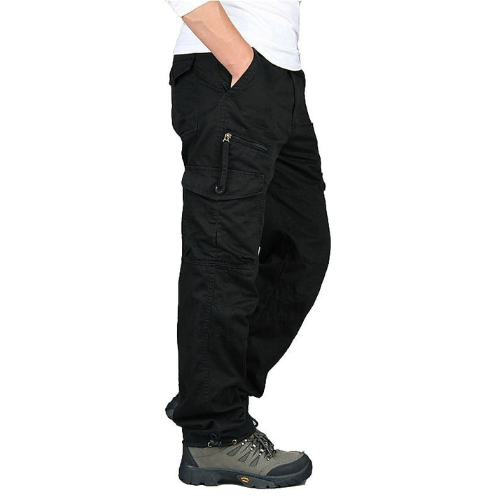 Men’s Ultra-Durable Pure Cotton Tactical Cargo Pants – Multi-Pocket, Utility Pants