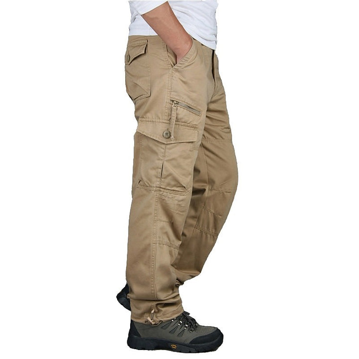 Men’s Ultra-Durable Pure Cotton Tactical Cargo Pants – Multi-Pocket, Utility Pants