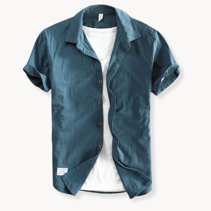 Men's 100% Pure Cotton Button-down Shirt – Ultra-Soft, Lightweight Everyday Shirt