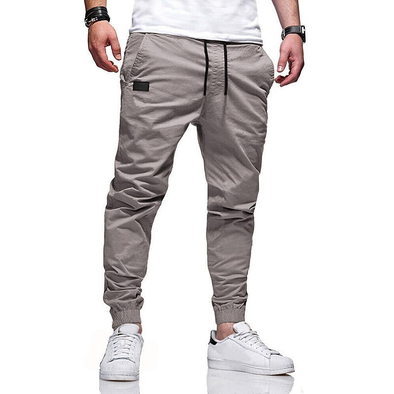 Men's Cotton Blend Lightweight Joggers – Relaxed-Fit, Training Jogger