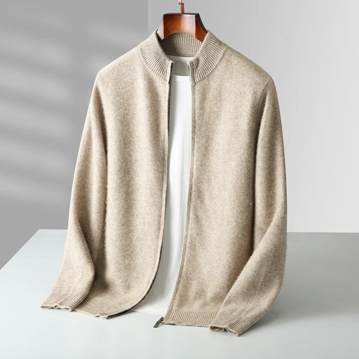Men's Classic Cashmere Knit Cardigan – Super Cozy, Ultra-Soft Cardigan