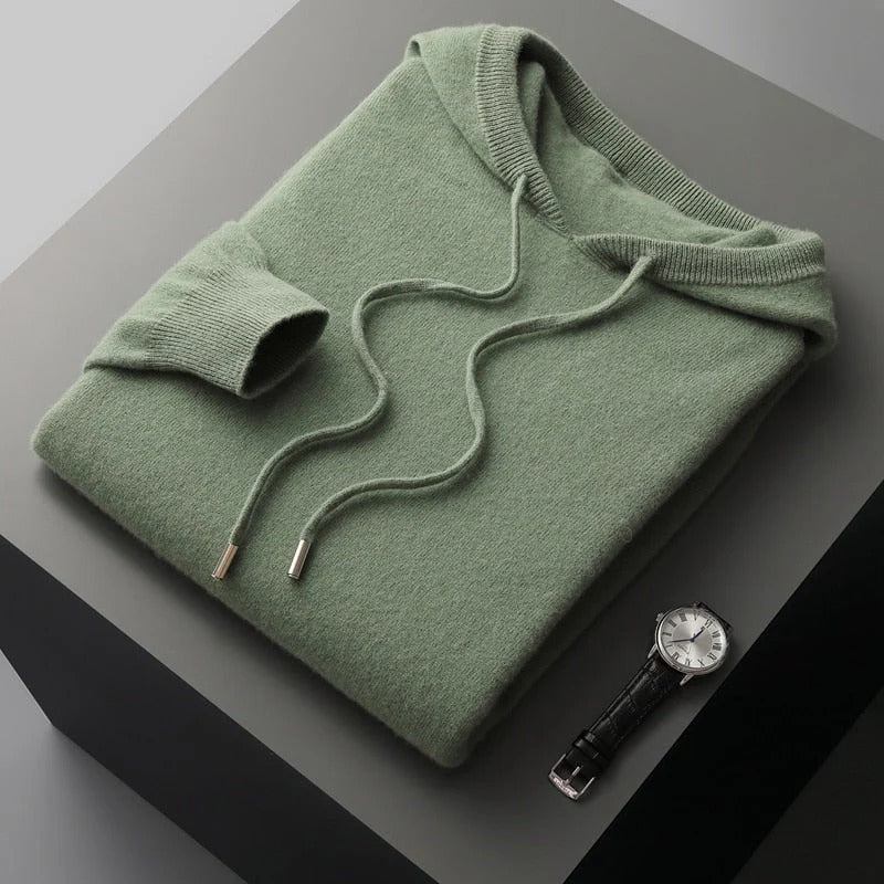 Classic Pure Merino Wool Hoodie – Ultra-Light, Soft Touch Hoodie