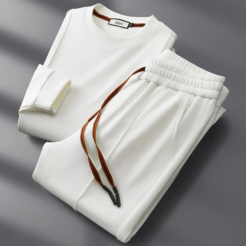 Men's Classic Silk-Cotton Lounge Set – Ultra Light, Silk-Soft Dailywear Set