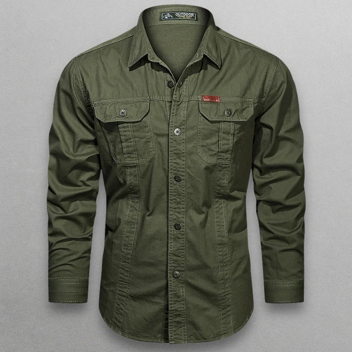 Men's Heavy Duty Cargo Cotton Shirt – 100% Pure cotton, Durable Shirt