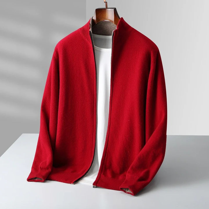 Men's Classic Cashmere Knit Cardigan – Super Cozy, Ultra-Soft Cardigan