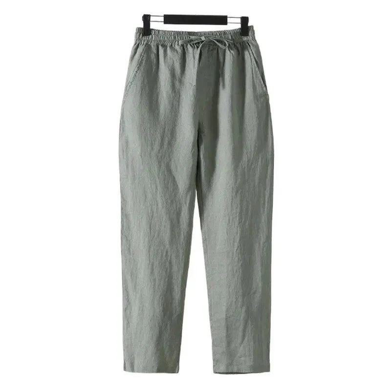 Men's Classic Relaxed Linen Pants – Ultra-Light, Breathable Trousers