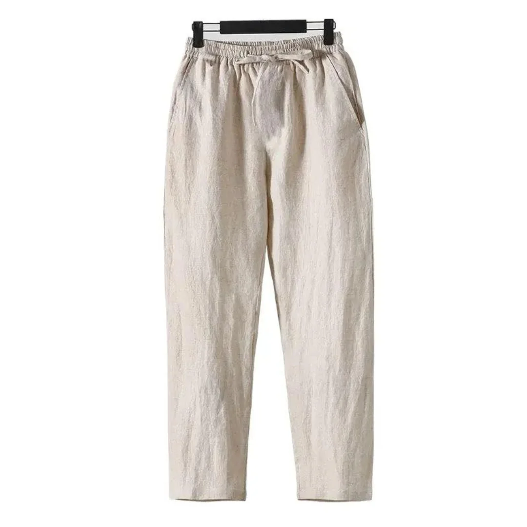 Men's Classic Relaxed Linen Pants – Ultra-Light, Breathable Trousers