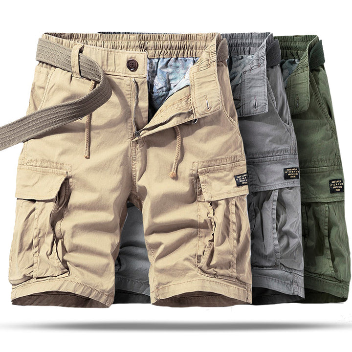 Ultra-Durable Cargo Cotton Shorts – Multi-Pocket, Utility Shorts